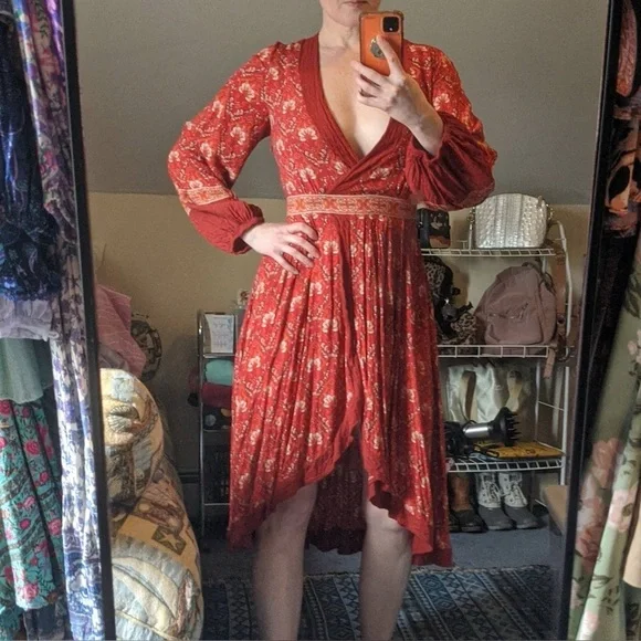 Spell and the Gypsy Jewel Soiree Dress in Copper